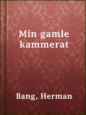 cover image of Min gamle kammerat